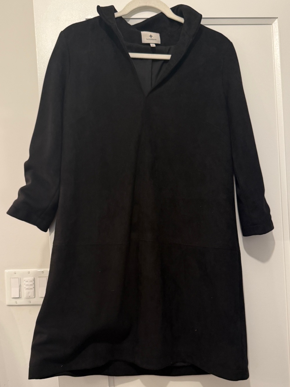 Tuckernuck Black Long Sleeve Tunic Dress